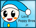 I Love Poppy Jr Stamp by JigglyPuffGirl