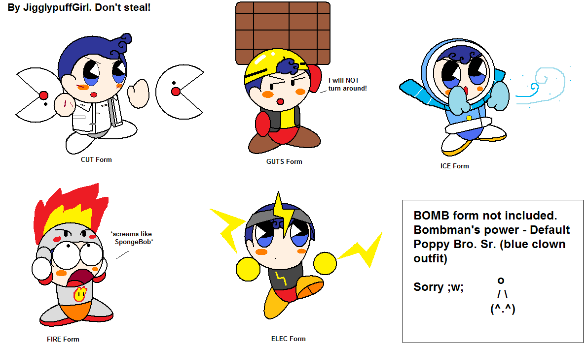 Poppy Sr. Megaman RM Forms 1