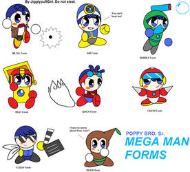 Poppy Sr. Megaman RM Forms 2 by JigglyPuffGirl