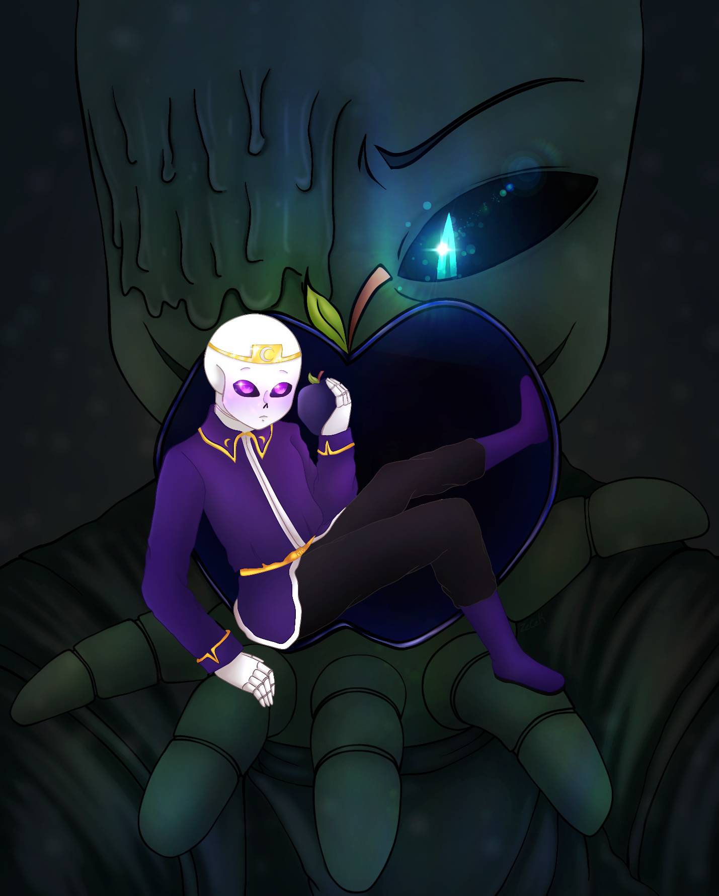 Corrupted Nightmare Sans X Passive Nightmare Sans AMV Bubblegum B