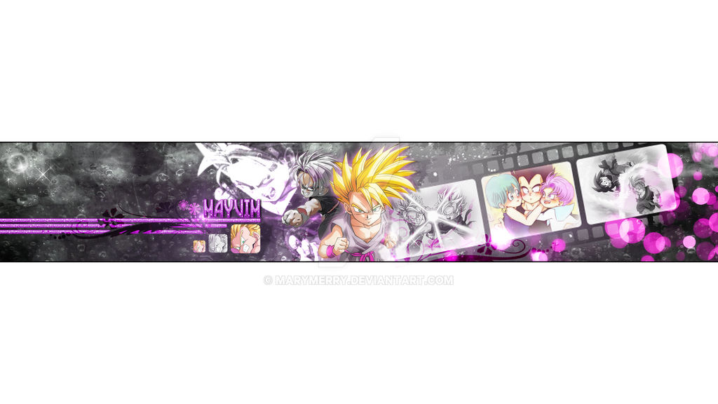 Banner youtube 2013 - Trunks by MaryMerry on DeviantArt