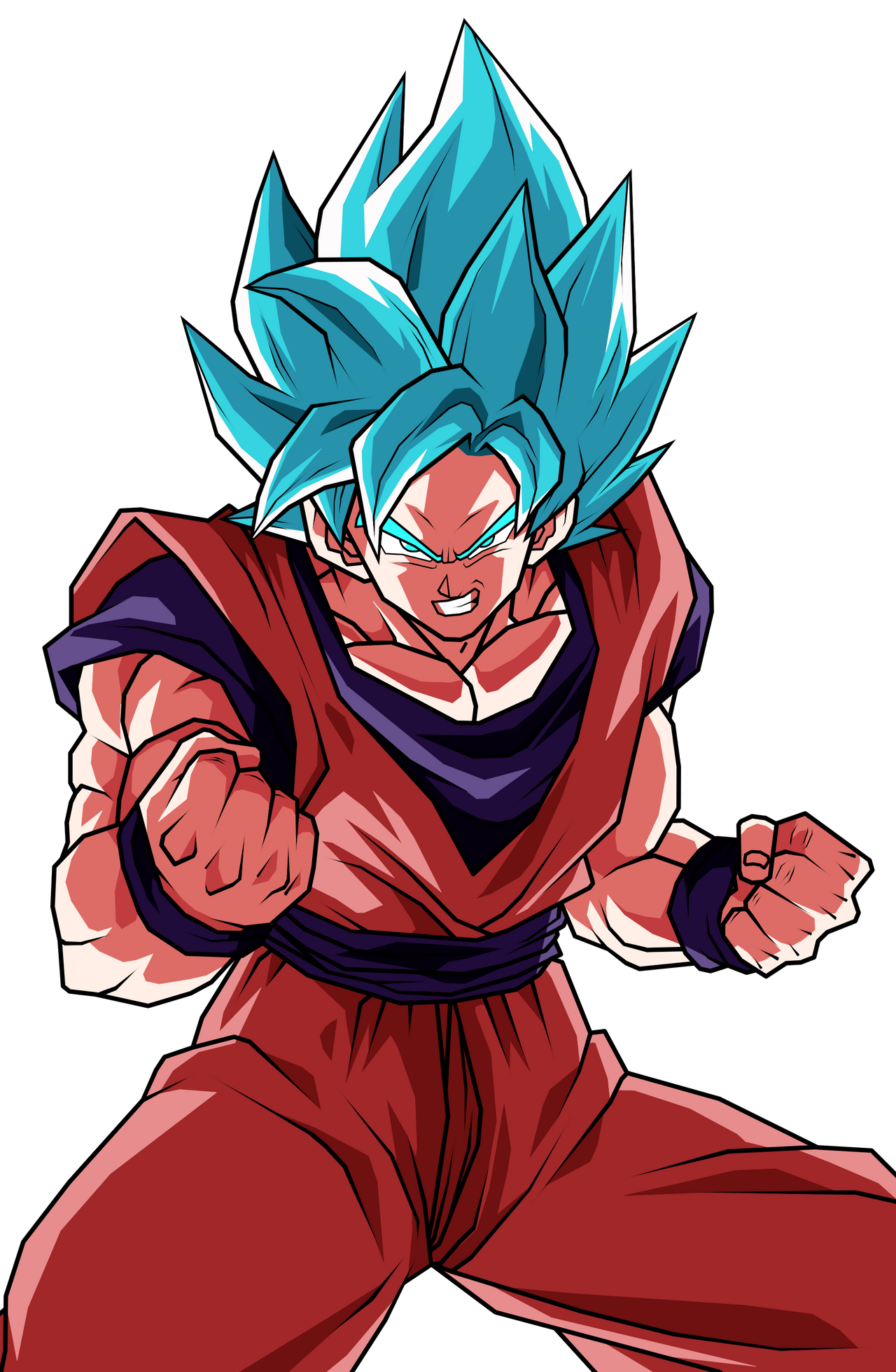 Goku Super Saiyan Blue Kaioken by ChronoFz on DeviantArt
