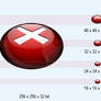 Red button Icon