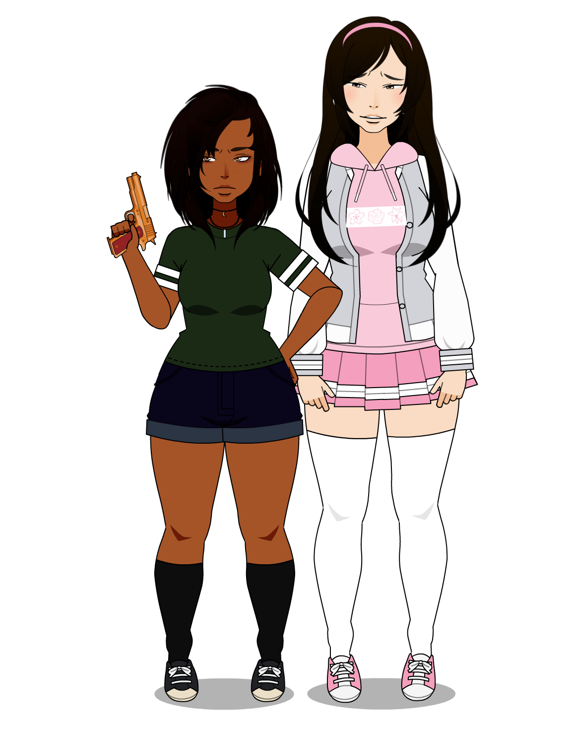 Held at nerf point||she's taller than you think by FkaTaylor on DeviantArt