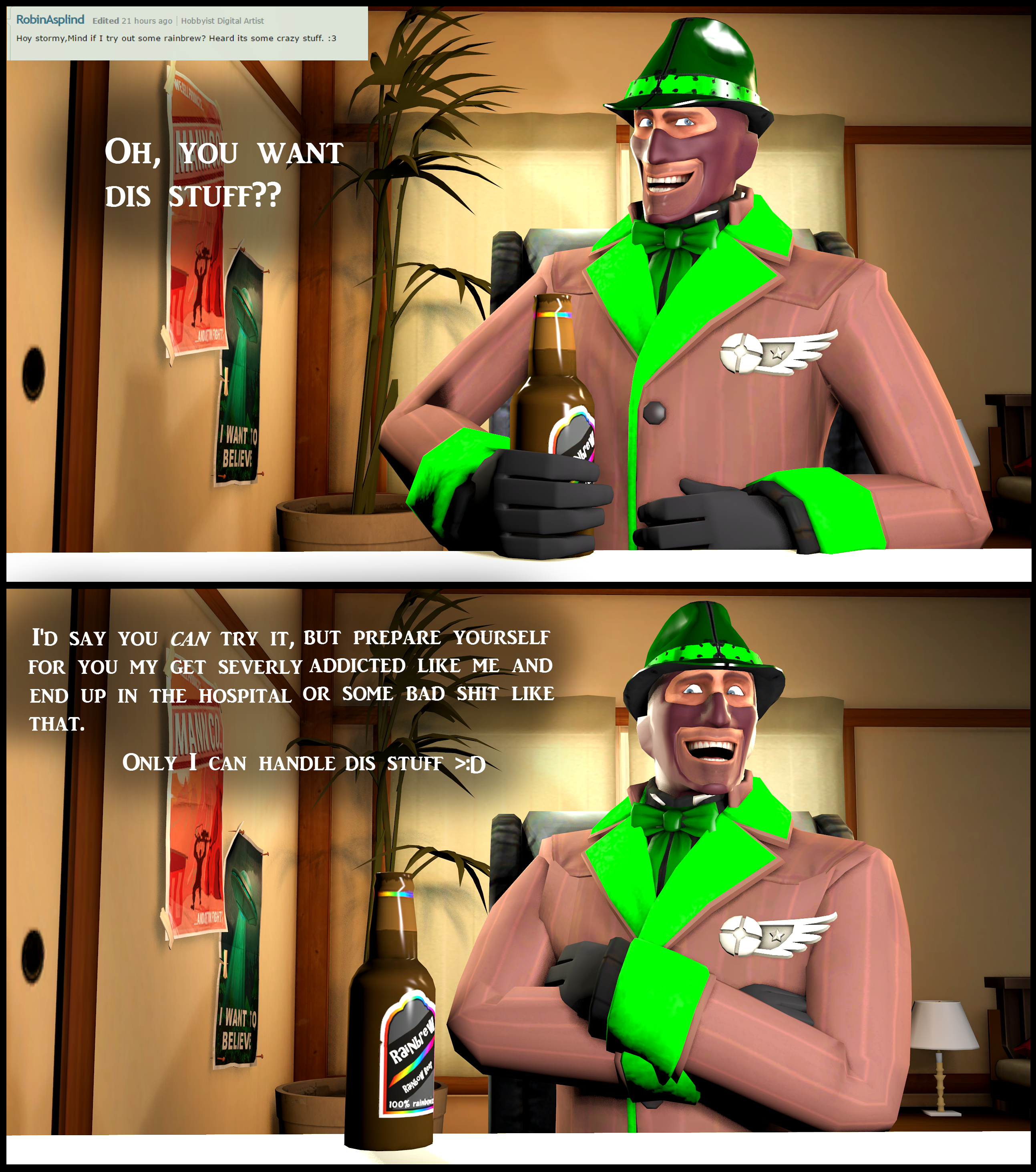 {SFM Ask#3} Try it and you'll regret it