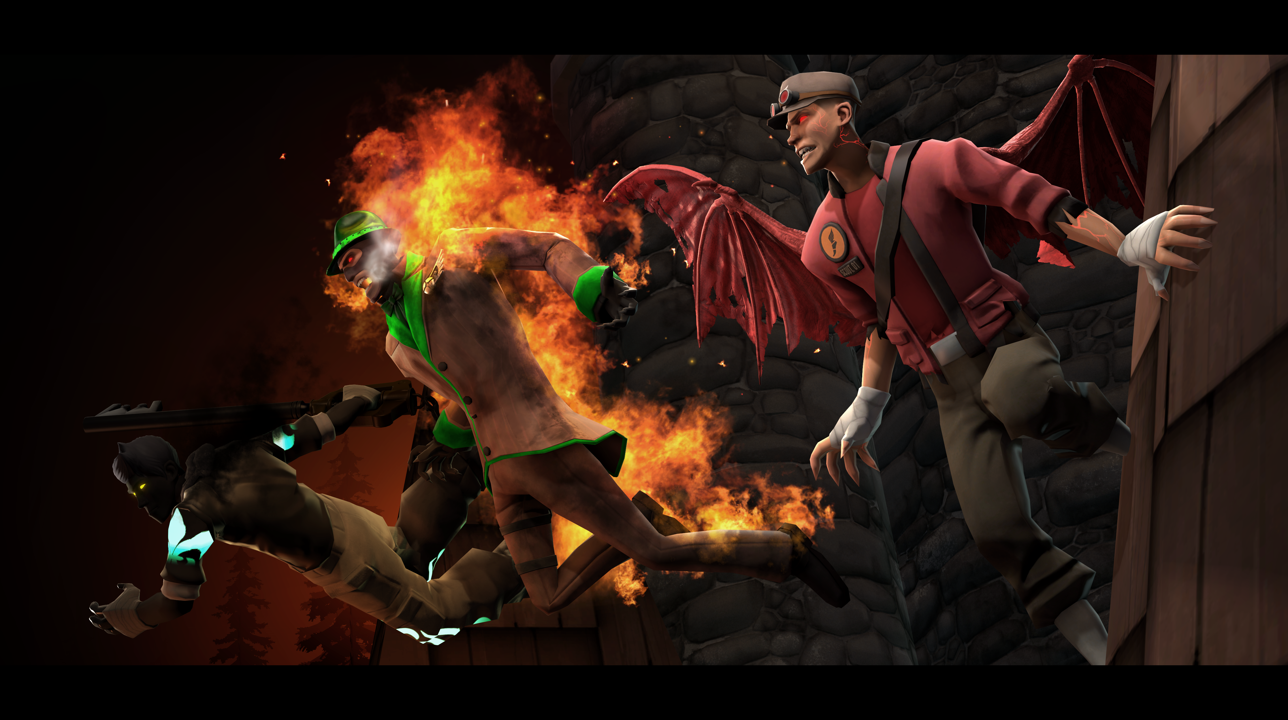 Flamming Rage {SFM} Burning Rage by GreenStorm64 on DeviantArt