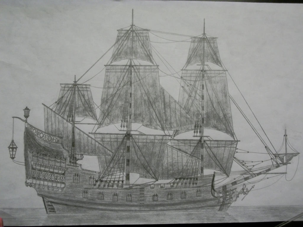 The Queen Anne's Revenge by PirateoftheCaribbean on DeviantArt