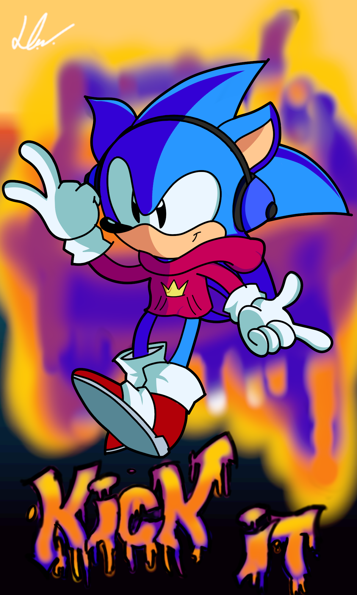 Classic Sonic Fanart by LightFreak86 on DeviantArt