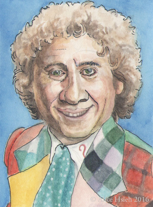 Colin Baker sketchcard