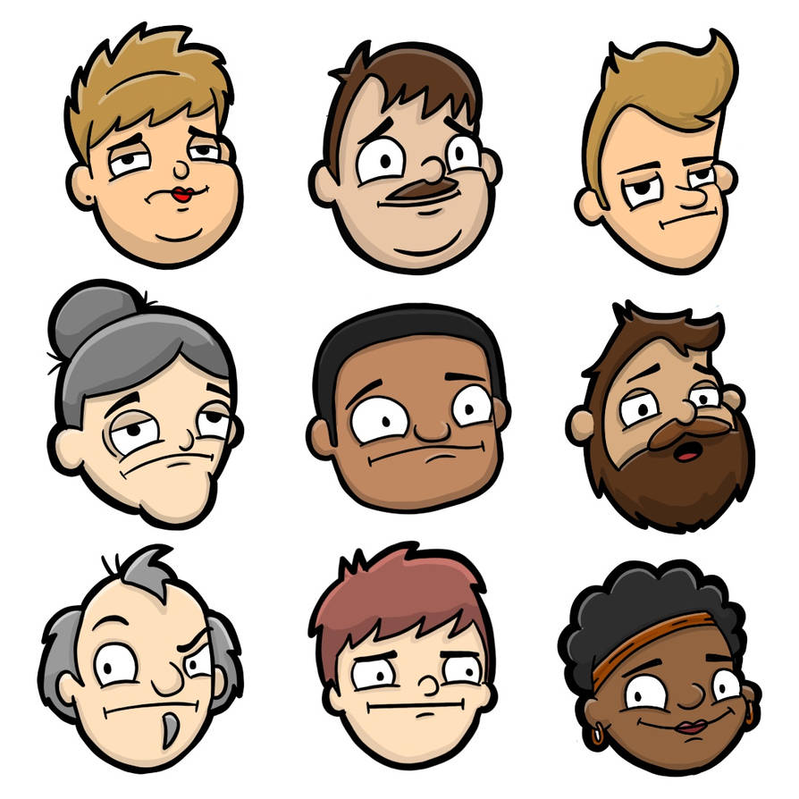 Random Faces by Rughster on DeviantArt