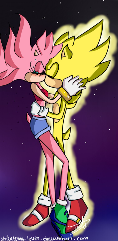 Super sonamy Kiss  Sonic Artist Central Amino