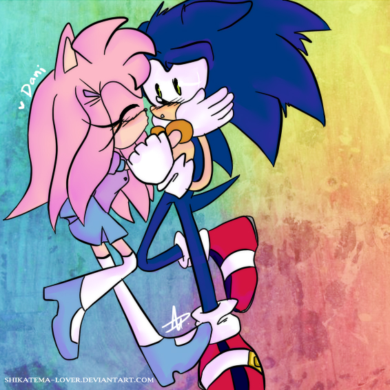 SonAmy French Kiss by amyrose116 on DeviantArt