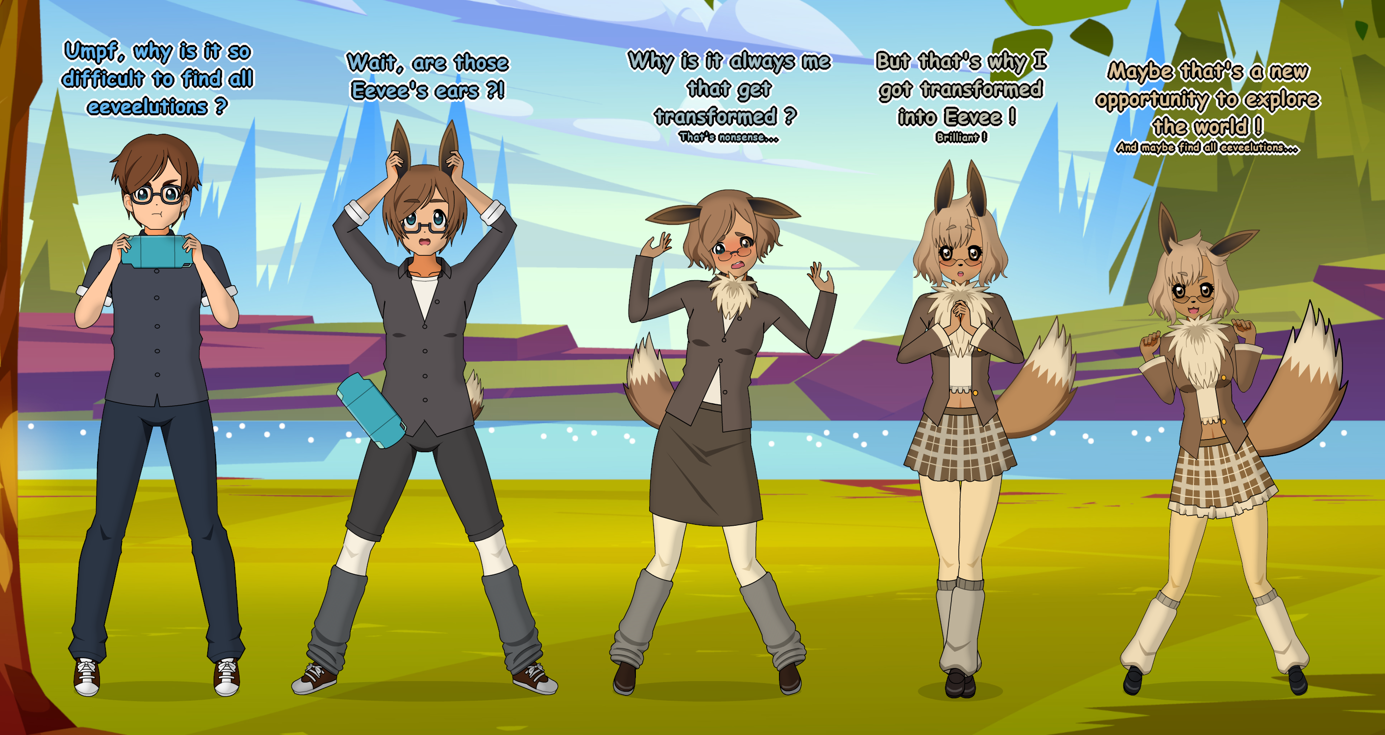 Project Evolution Deviantart Eeveelution Journey : Beginning by BaronThepiles on DeviantArt