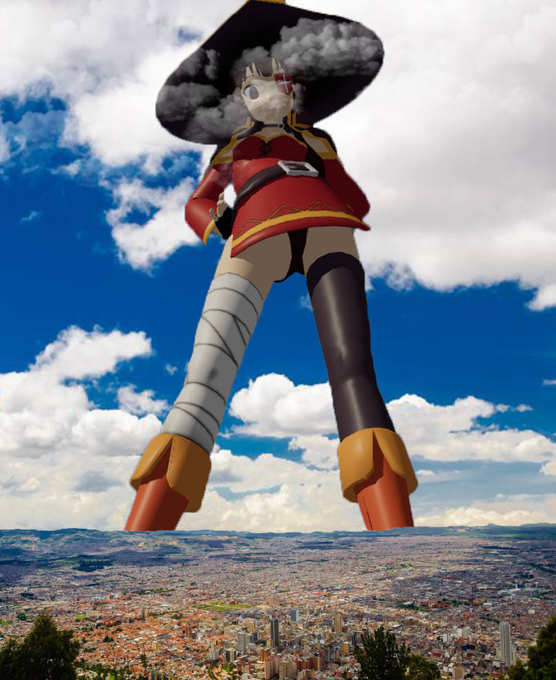 Double Ruler Megumin giantess megumin the ruler by giantesscrezygirl on DeviantArt