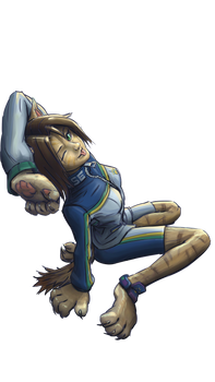 Uriko the Cat - Bloody Roar (char only render)