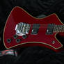 Burgundy Electric Guitar