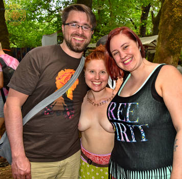 Topless Lady at the 2015 OCF 174