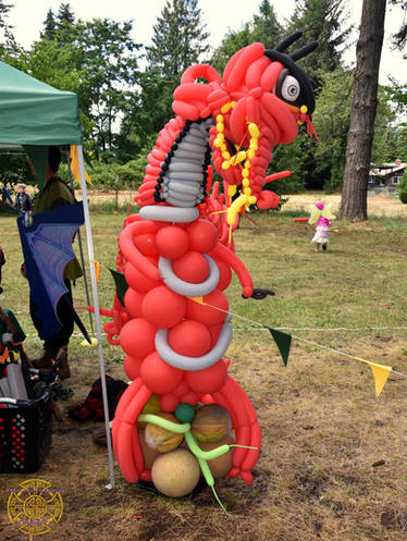 Balloon Dragon at Canby Ren Fair 108