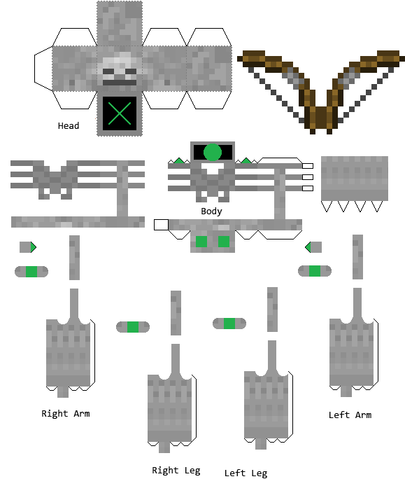 Pixel Papercraft - Toy Bendable Mobs 2: The Bending