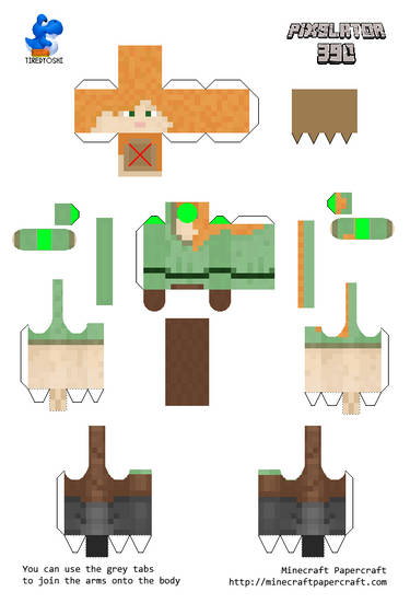 minecraft free papercraft by ~tomfoxy on deviantART