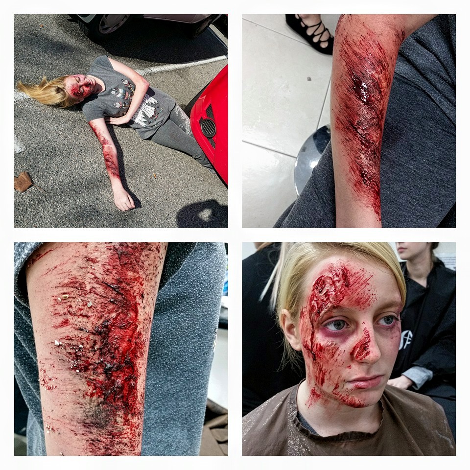 sammensmeltning Myrde Syd Car Accident Victim Makeup by Jesslane-mua on DeviantArt