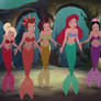 Ariel with her sisters