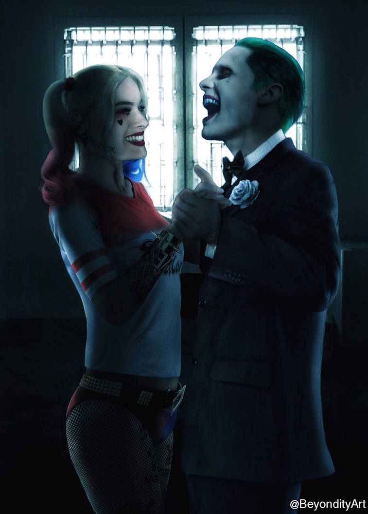 Harley Quinn and Joker by BeyondityArt on DeviantArt