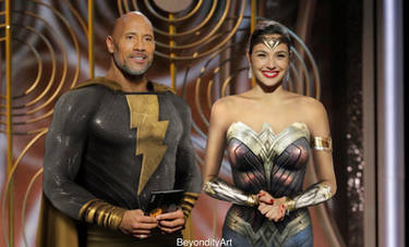 Black Adam and Wonder Woman