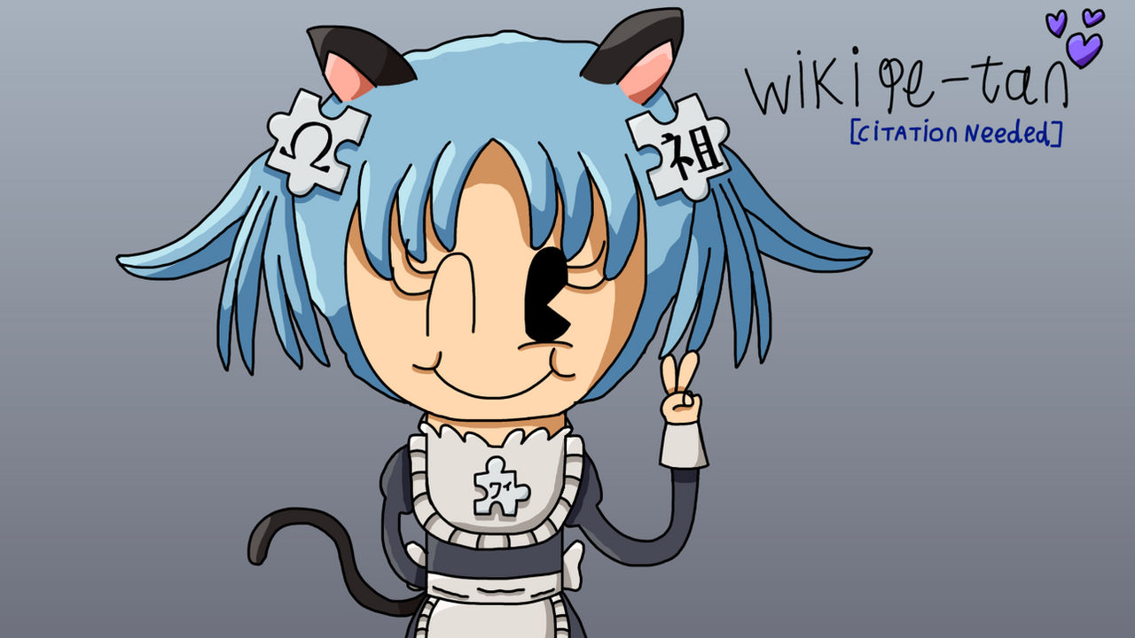 Wikiped Tan I drew Wikipe-tan because she's really cute by LeoshortnoseYT on DeviantArt