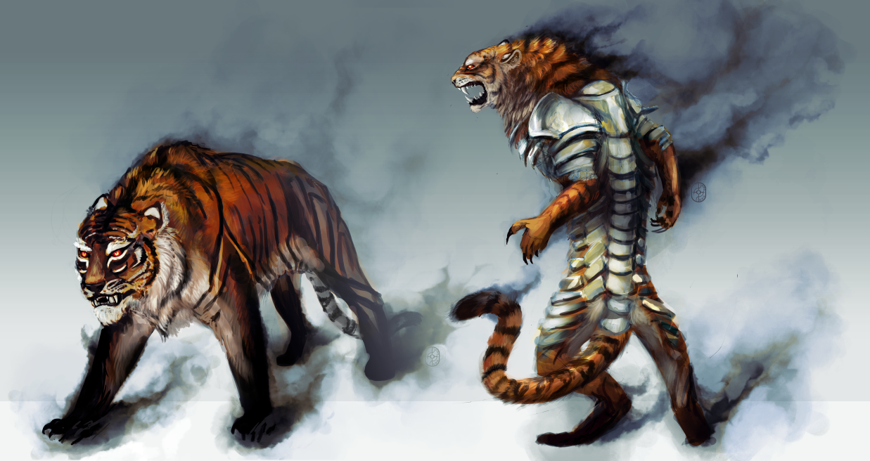 Abyssal weretiger speedys by CircuitDruid