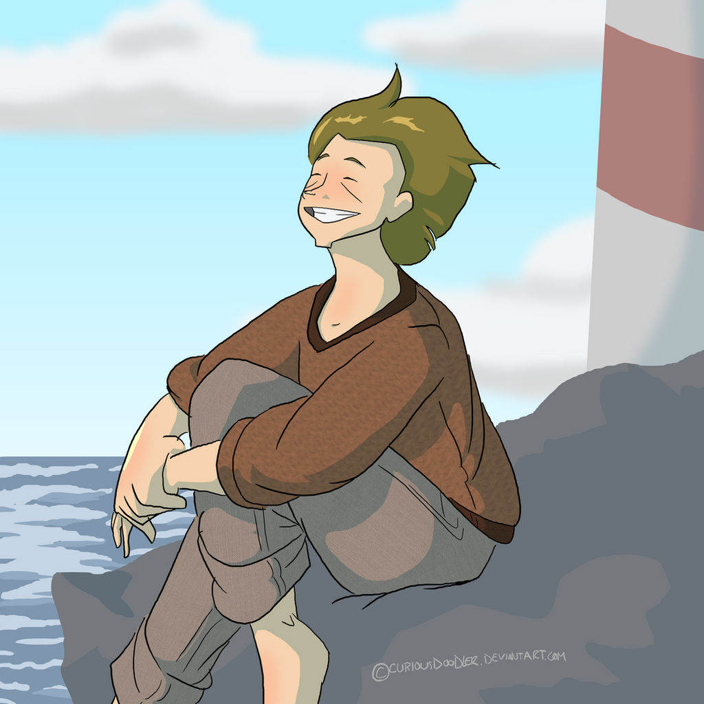 Lily at the Sea by curiousdoodler