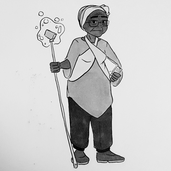 Inktober 2018 - Opal by curiousdoodler