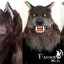 Dark Oak werewolf mask commission