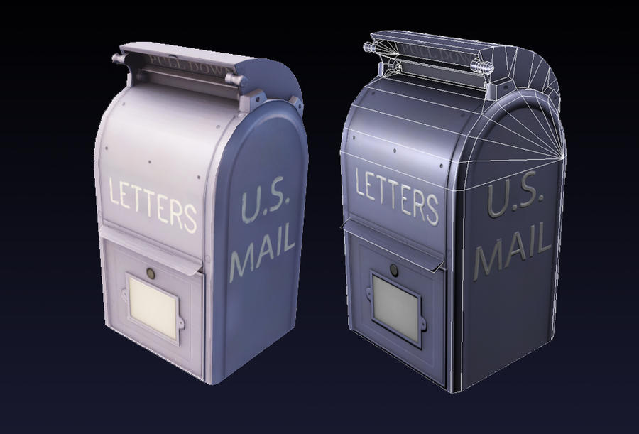 Mailbox prop by Magmabolt on DeviantArt