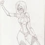 Mileena Lineart 2