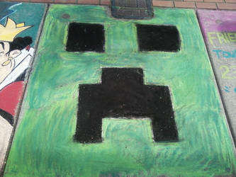 Chalk Art Creeper