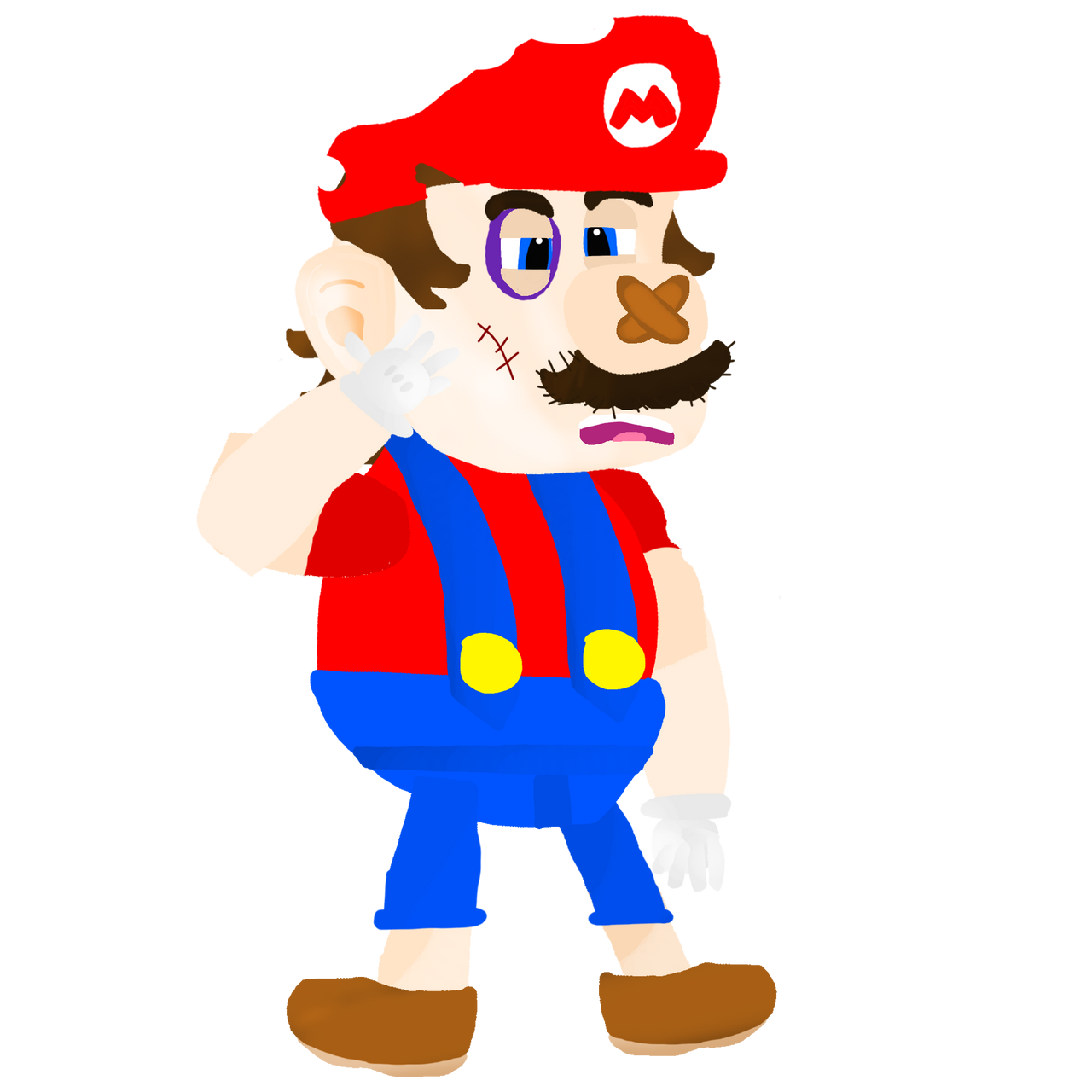 Mario Weakling World Heroes Switch Mario Losing Portrait by dmcmusiclover on DeviantArt