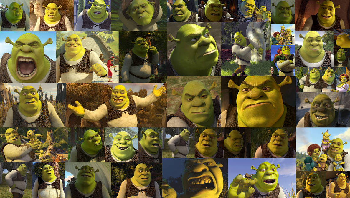 Shrek Rizz Collage Collage - Shrek by CatGal15 on DeviantArt