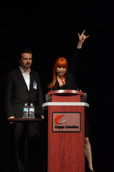 Tony Stark and Pepper Potts MCs GeekFest 3