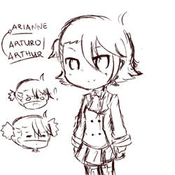 Arthur || Genderbend sketch