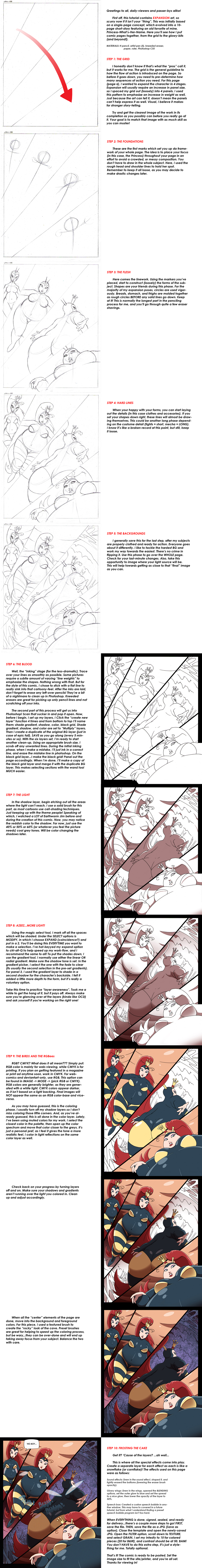 Comic Inner Page The Comic Page Tutorial by SeriojaInc on DeviantArt