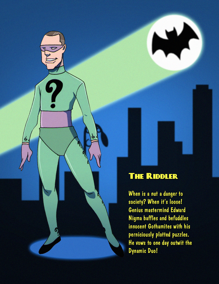 Batman 1966 - Riddler by SeriojaInc on DeviantArt