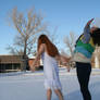 Snow Dance: Behind the scenes 6