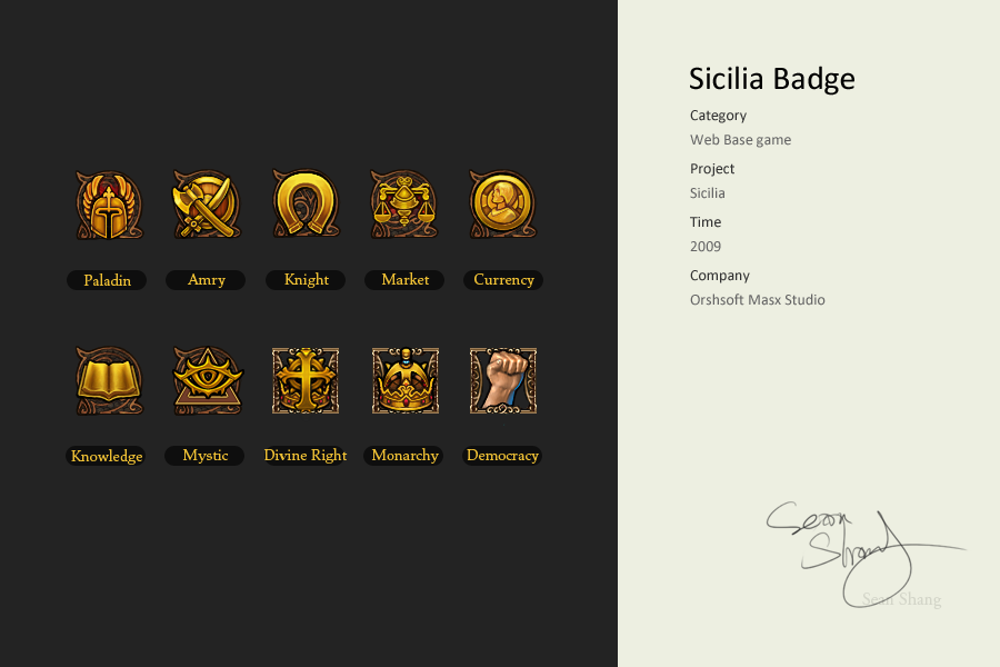 Sicilia Badge