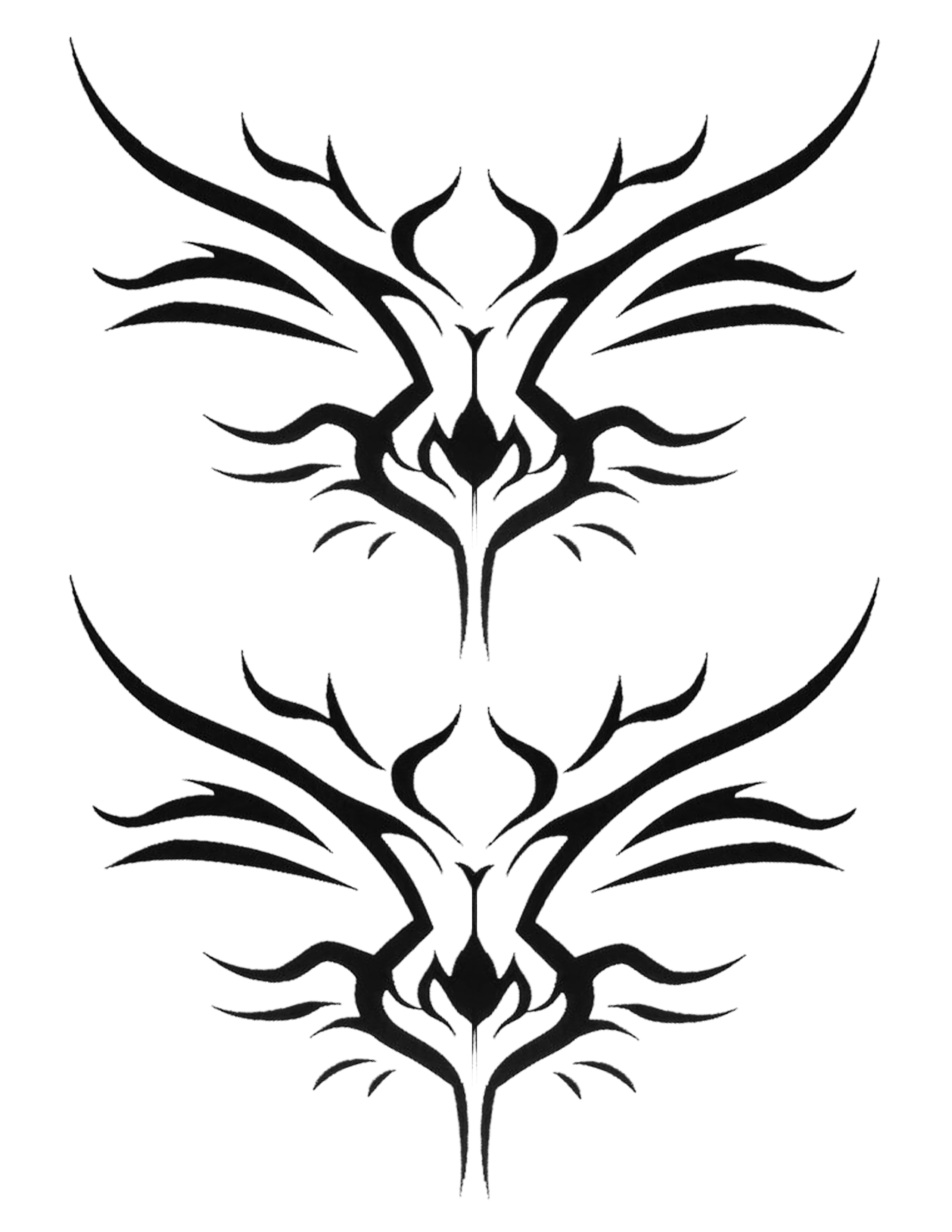 Тату теккен эскизы