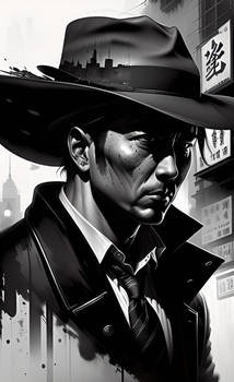 SIN CITYS: NOIR AI ART