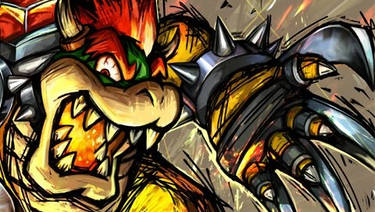 PSP wallpaper Bowser themed