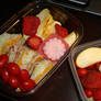 Fruit and Sandwich Bento