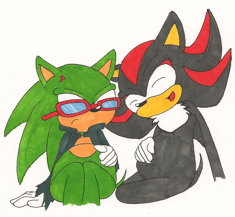 Shadow x Sonic by Nei-Ning on DeviantArt