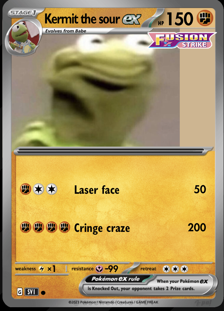 kermit pokemon card PokeCardMaker
